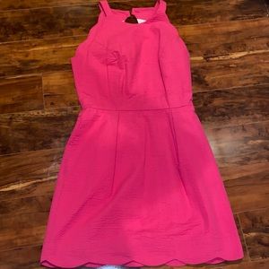 Lauren James Pink Seersucker Dress | Small